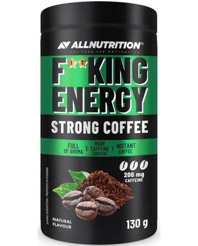 Fitking Energy Strong Coffee, natural, 130 g, AllNutrition - 1