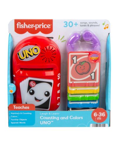 Интерактивна образователна играчка Fisher Price - Uno, Counting and Colors - 5