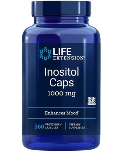 Inositol, 1000 mg, 360 веге капсули, Life Extension - 1