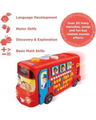 Интерактивна играчка Vtech - Автобус - 4