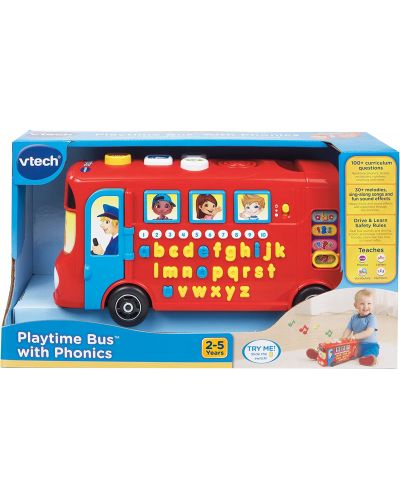 Интерактивна играчка Vtech - Автобус - 1