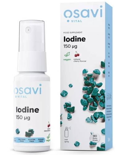 Iodine Орален спрей, 150 mcg, 26 ml, Osavi - 1