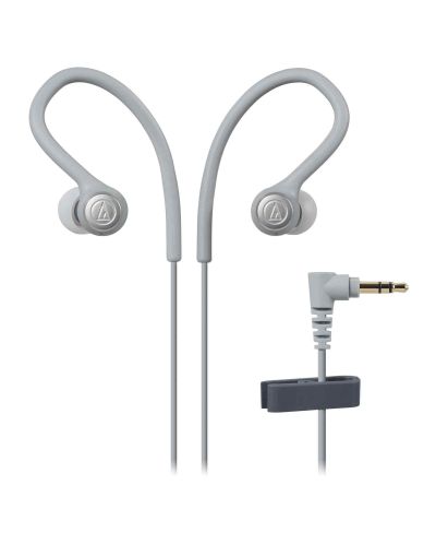 Спортни слушалки Audio-Technica - ATH-SPORT10, сиви - 1