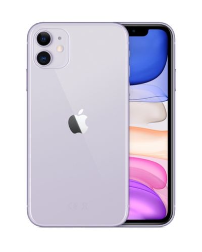 Смартфон Apple - iPhone 11, 6.1'', 4/64GB, лилав - 1