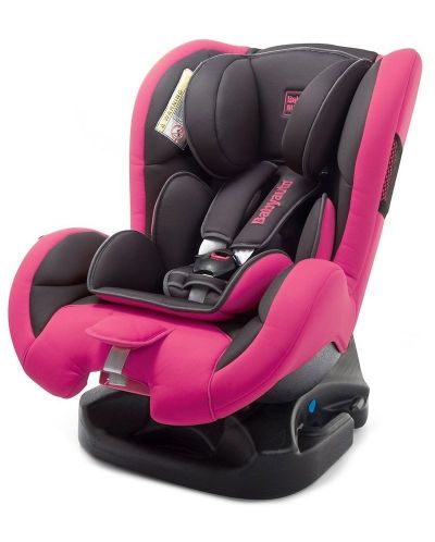 Детско столче за кола Babyauto - Irbag Top, розово-сиво, до 18 kg - 1