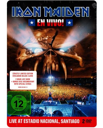 Iron Maiden - En Vivo!, Steel Box (2 DVD)