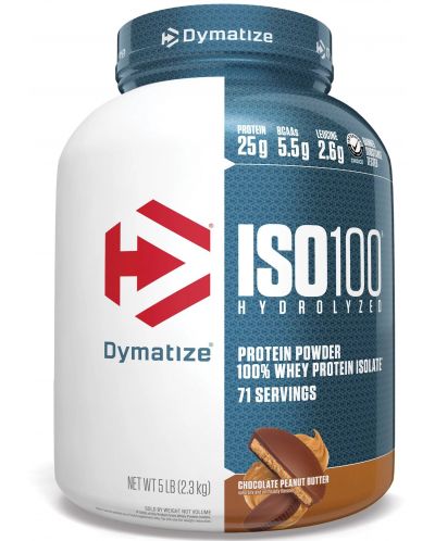ISO 100, портокалов сладолед, 2.3 kg, Dymatize - 1
