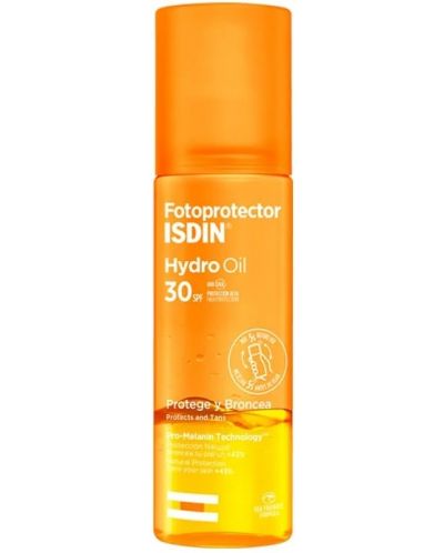 Isdin Слънцезащитно двуфазно олио за тяло Fotoprotector Hydro Oil, SPF 30, 200 ml - 1