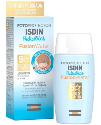 Isdin Fotoprotector Pediatrics Детски слънцезащитен крем Fusion Water, SPF50, 50 ml - 1