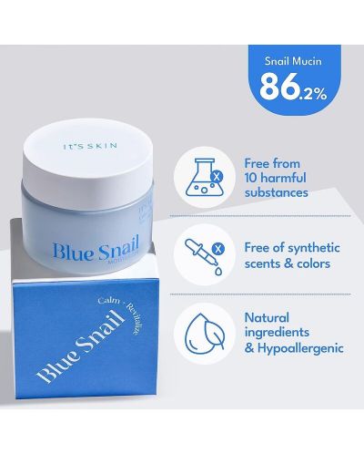 It's Skin Blue Snail Хидратиращ крем за лице, 50 ml - 5