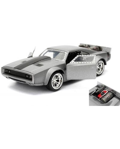 Фигура Metal Die Cast Fast & Furious - Dom's Ice Charger, мащаб 1:32 - 3