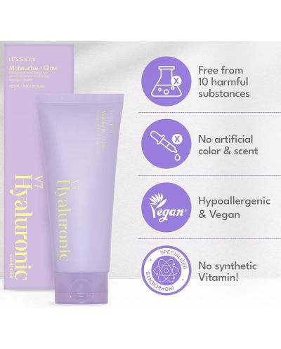 It's Skin V7 Hyaluronic Почистващ гел за лице, 150 ml - 7