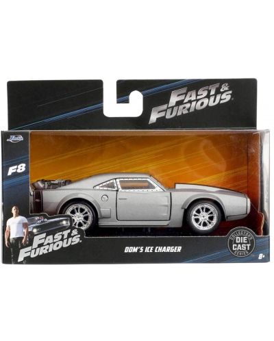 Фигура Metal Die Cast Fast & Furious - Dom's Ice Charger, мащаб 1:32 - 4