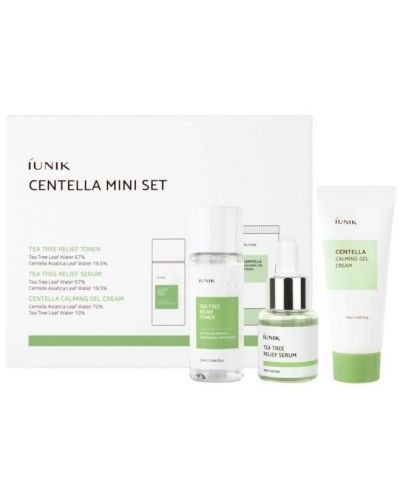 iUNIK Centella & Tea Tree Relief Комплект за лице Mini, 3 части - 1