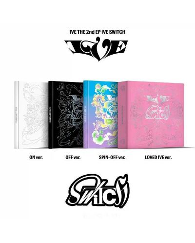 IVE - IVE SWITCH, ON Version + Applemusic Photocard (CD Box) - 2