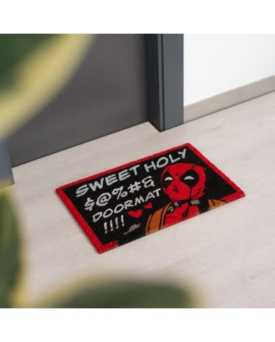 Изтривалка за врата Erik Marvel: Deadpool - Sweet Holy $@%#& Doormat !!!! - 4