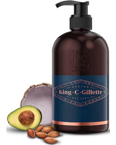 Gillette King C. Измивен гел за брада, 350 ml - 2