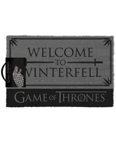 Изтривалка за врата Pyramid - Game Of Thrones (Welcome To Winterfell, 60 x 40 cm - 1