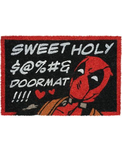 Изтривалка за врата Erik Marvel: Deadpool - Sweet Holy $@%#& Doormat !!!! - 1