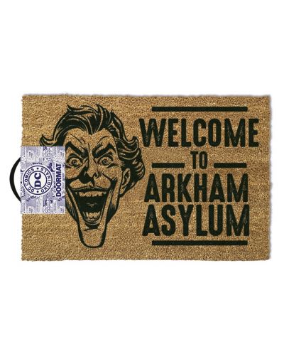 Изтривалка за врата Pyramid - Joker  Arkham, 60 x 40 cm - 1