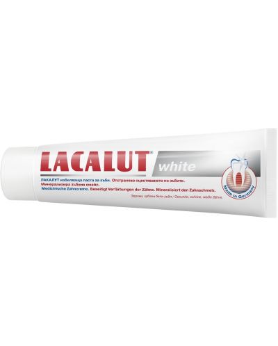 Lacalut White Избелваща паста за зъби, 75 ml - 2