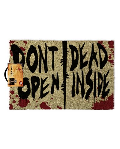 Изтривалка за врата Pyramid - The Walking Dead - Do Not Open Dead Inside, 60 x 40 cm - 1