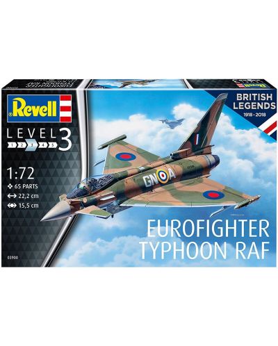 Сглобяем модел Revell - Самолет Eurofighter Typhoon Raf (03900) - 1