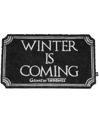 Изтривалка за врата SD Toys Television: Game of Thrones - Winter Is Coming, 43 x 72 cm - 1