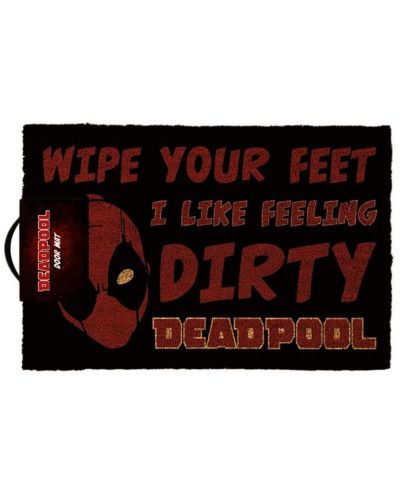Изтривалка за врата - Deadpool (Dirty) , 60 x 40 cm - 1