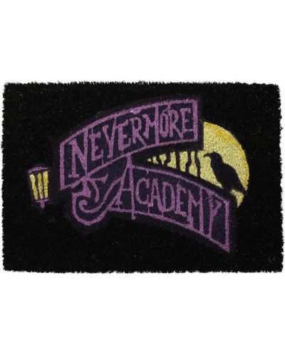 Изтривалка за врата SD Toys Television: Wednesday - Nevermore Academy, 60 x 40 cm - 1
