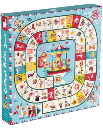 Комплект детски настолни игри Janod, Carrousel - 1