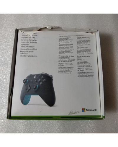 Microsoft Xbox One Wireless Controller - Grey and Blue (разопакован) - 3