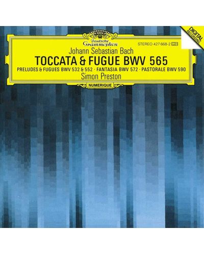 Bach, J.S.: Toccata and Fugue BWV 565; Organ Works BWV 572, (CD)