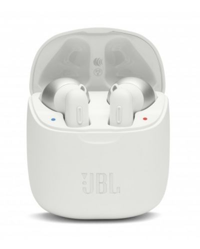 Безжични слушалки JBL - T220TWS, бели - 3