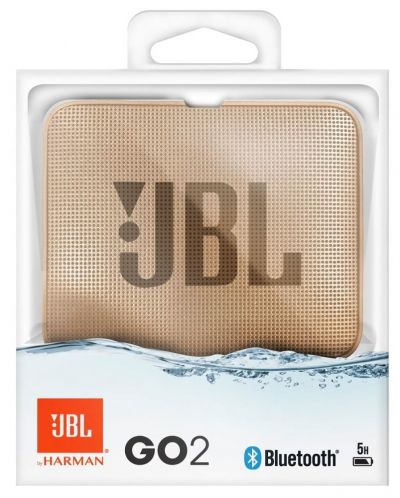 Мини колонка JBL GO 2  - златиста - 3