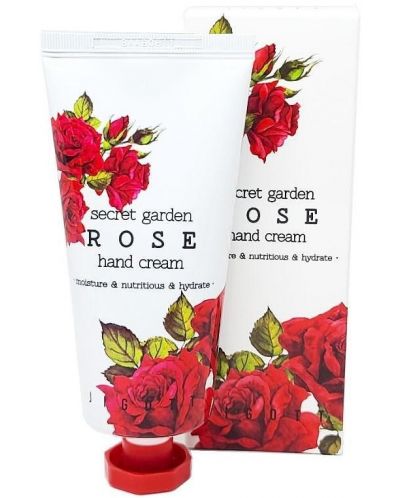 Jigott Secret Garden Крем за ръце Rose, 100 ml - 1