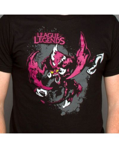 Тениска Jinx League of Legends - Chogath, черна, размер S - 3