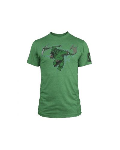 Тениска Dota 2 Tidehunter + Digital Unlock, зелена, размер M - 1