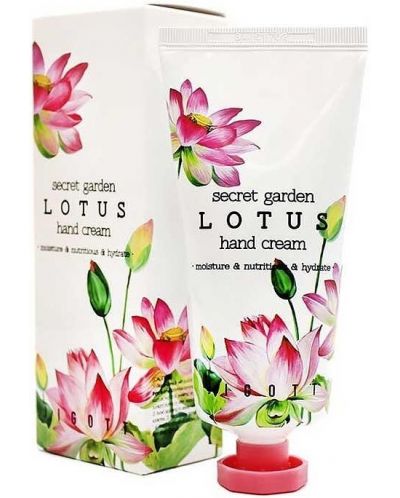 Jigott Secret Garden Крем за ръце Lotus, 100 ml - 1