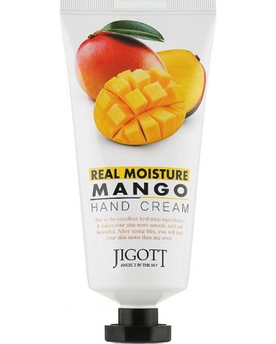 Jigott Real Moisture Крем за ръце Mango, 100 ml - 1