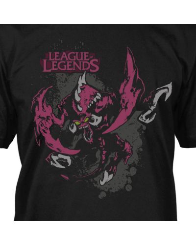 Тениска Jinx League of Legends - Chogath, черна, размер M - 2