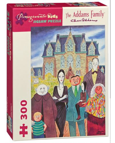 Пъзел Pomegranate от 300 части - Семейство Адамс, Чарлз Адамс