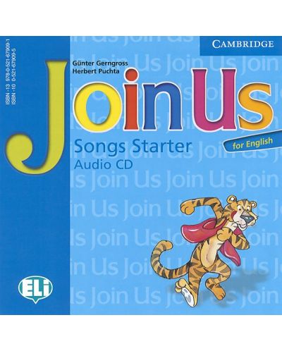 Join Us for English Starter: Английски език - ниво Pre-A1 (CD с песни) - 1