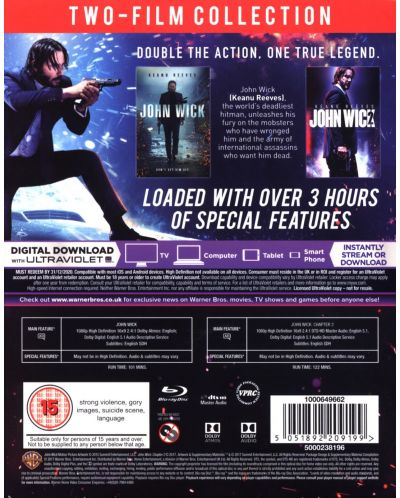 John Wick - Chapters 1 & 2 (Blu-Ray) - 2