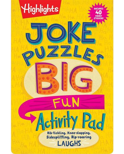 Joke Puzzles Big Fun Activity Pad - 1