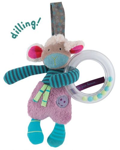 Мека дрънкалка Moulin Roty Jolis pas Beaux - Маймунка, 16 см