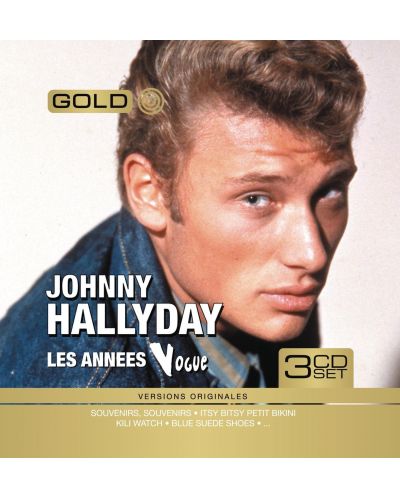 Johnny Hallyday - Les Années Vogue, метална кутия (3 CD) - 1