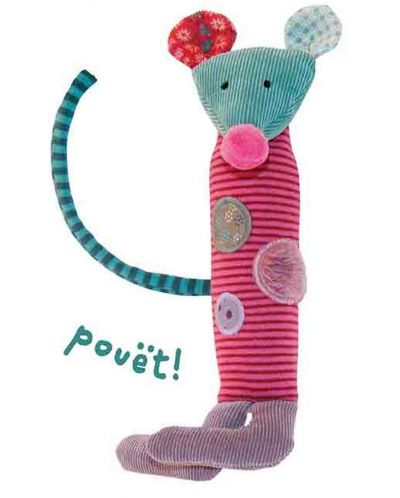 Мека играчка Moulin Roty Jolis pas Beaux - Mишле, 18 cm