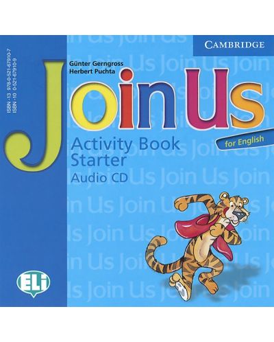 Join Us for English Starter: Английски език - ниво Pre-A1 (CD с упражнения от тетрадката) - 1