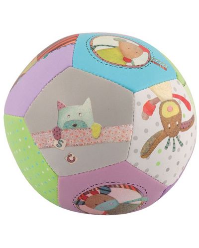 Мека играчка Moulin Roty Jolis pas Beaux - Топка, 10 см